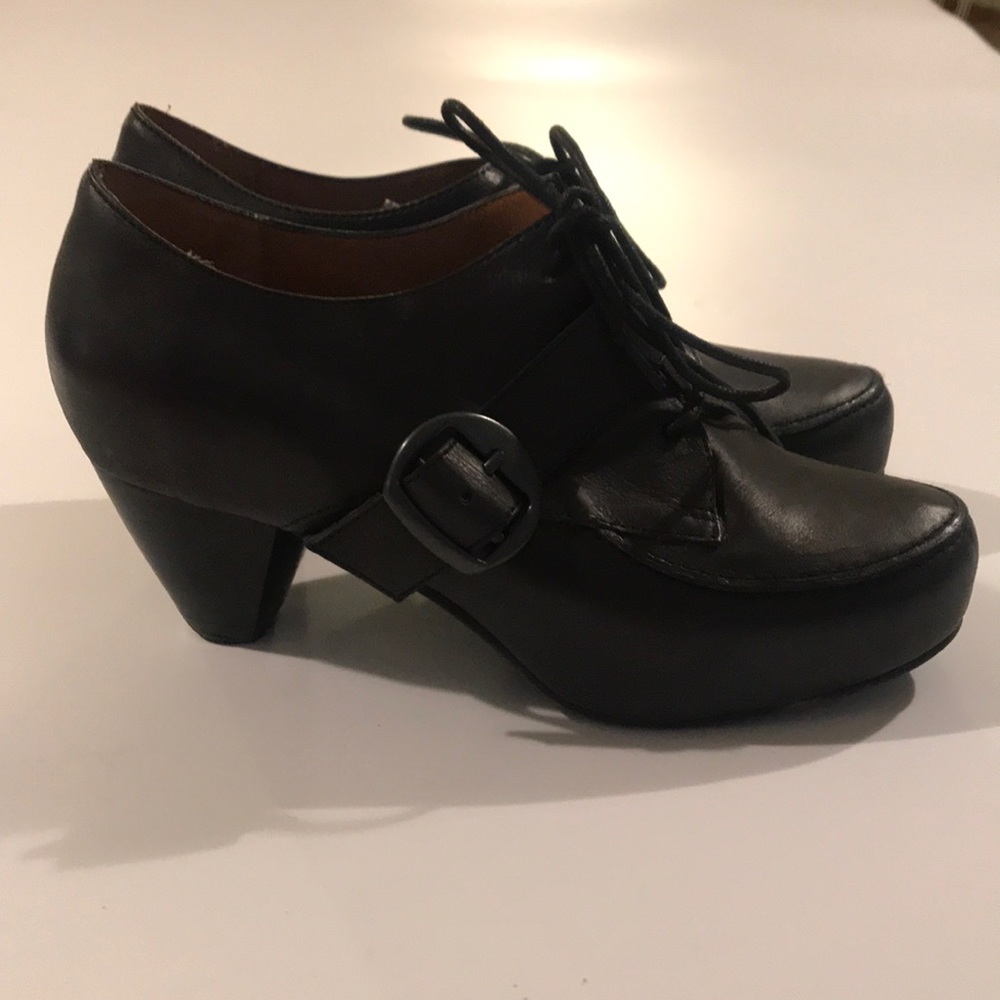 Miz Mooz Lace up and Buckle Shoes